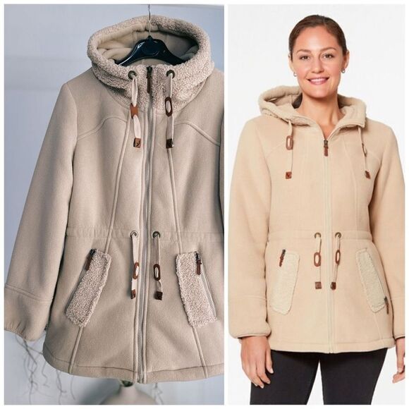 Koolaburra by Ugg Women's Long-Sleeve Outerwear Jacket Doe Tan Small - Picture 1 of 7